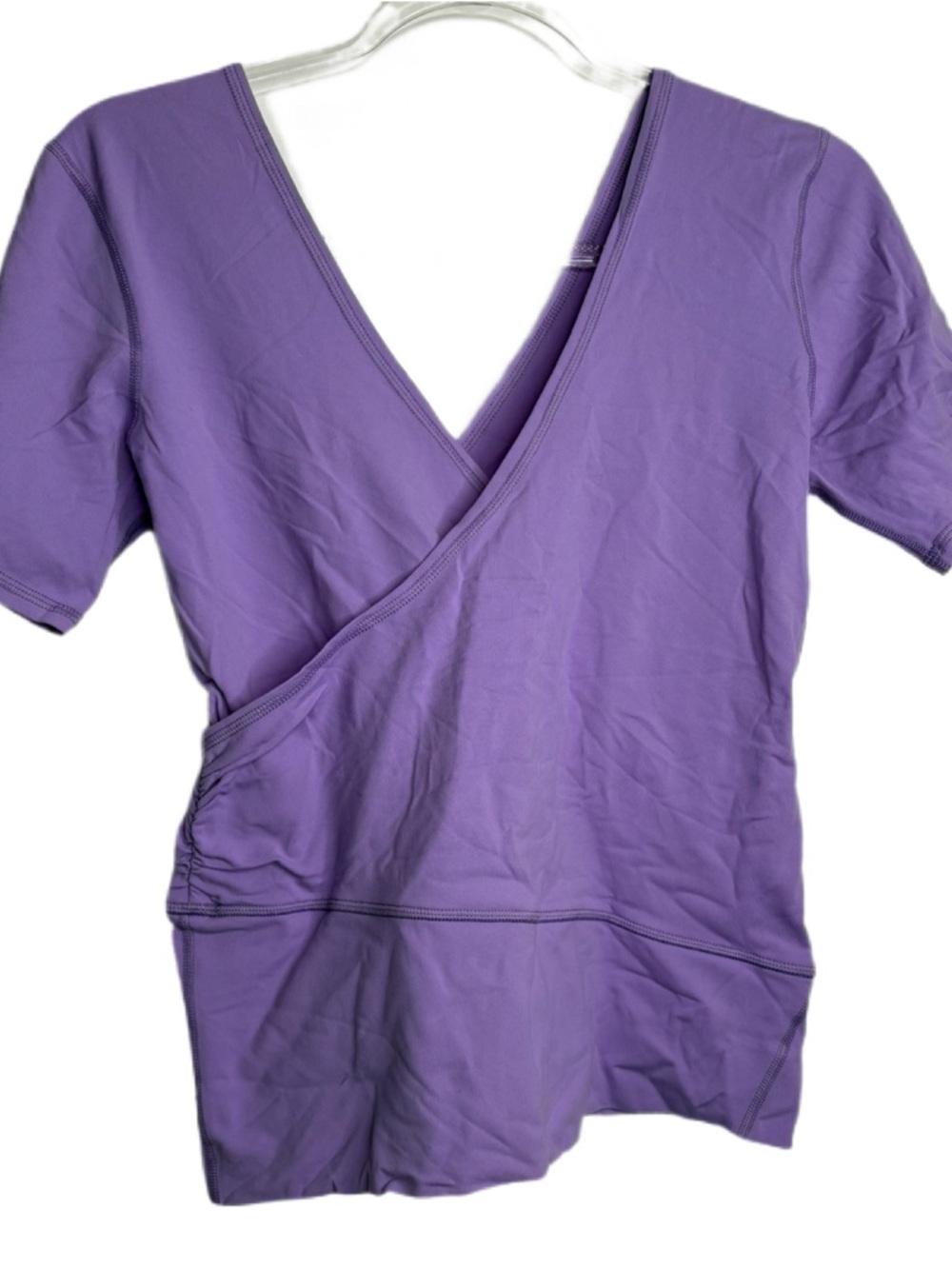 Lululemon Vintage Jazz Wrap-Front SS Top 10 - Picture 4 of 9